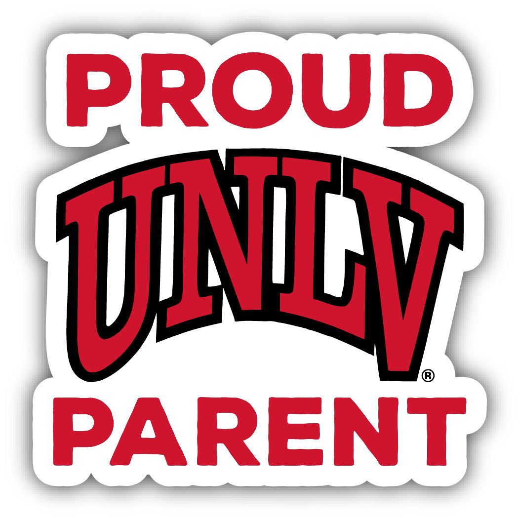 UNLV Rebels Proud Parent 4 Sticker - (4 Pack)