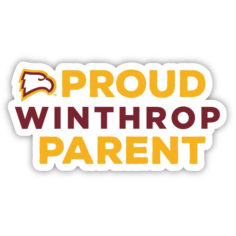 Winthrop University Proud Parent 4 Sticker - (4 Pack)