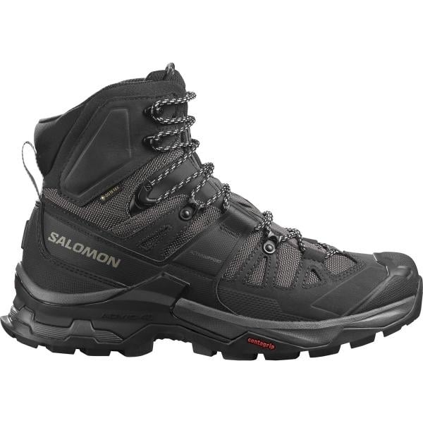 Pre-owned Salomon Mens Quest 4 Gtx High Rise Hiking Boots D(m) Us Magnet/black/quarry In Quarry Magnet