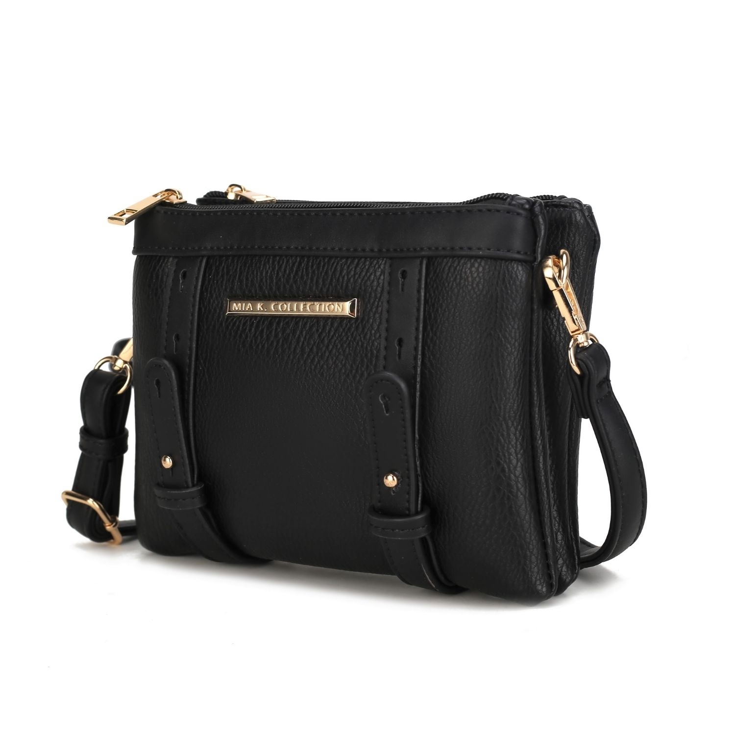 MKF Collection Elsie Crossbody Handbag By Mia K - Black