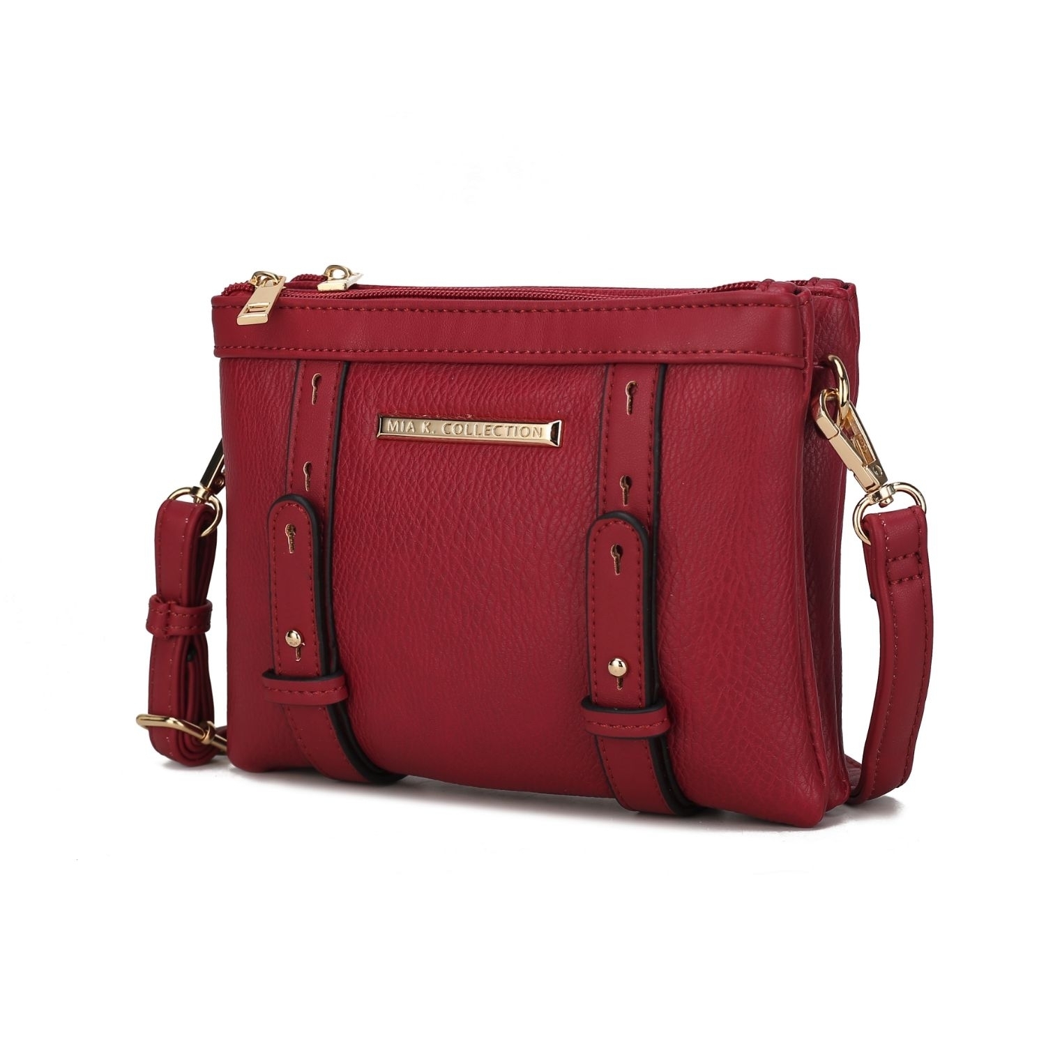 MKF Collection Elsie Crossbody Handbag By Mia K - Red