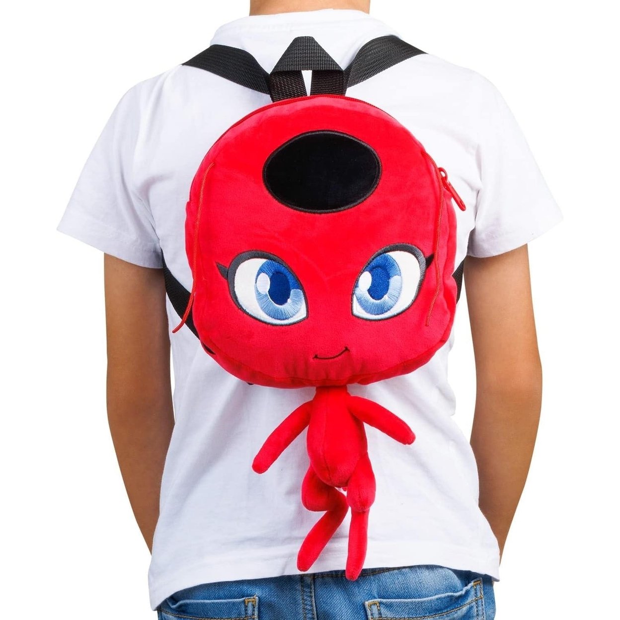 Miraculous Ladybug Tikki Plush Backpack 12 TV Show Character Embroidered PMI International