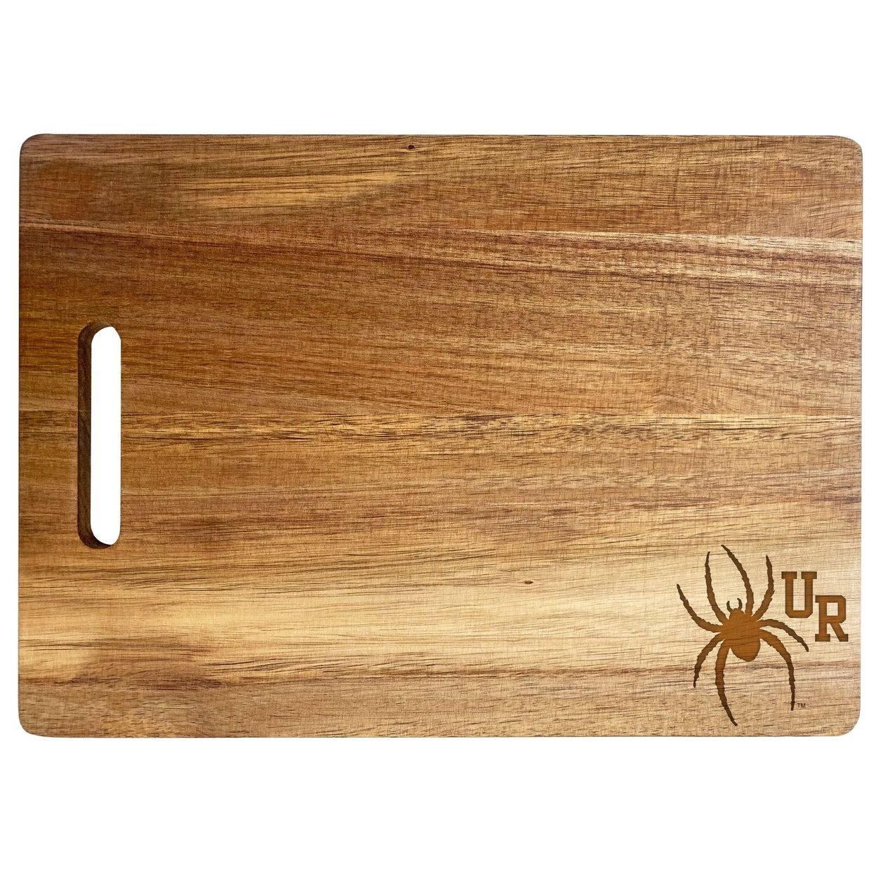 Richmond Spiders Engraved Wooden Cutting Board 10 X 14 Acacia Wood - Small Engraving