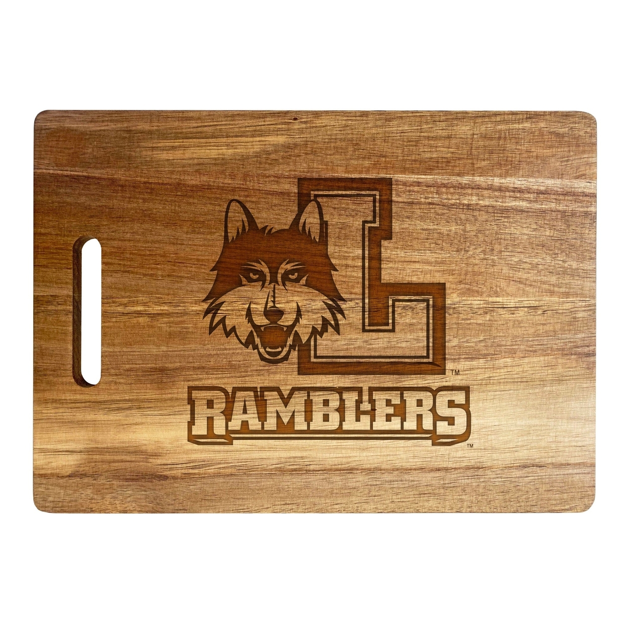 Loyola University Ramblers Engraved Wooden Cutting Board 10 X 14 Acacia Wood - Large Engraving