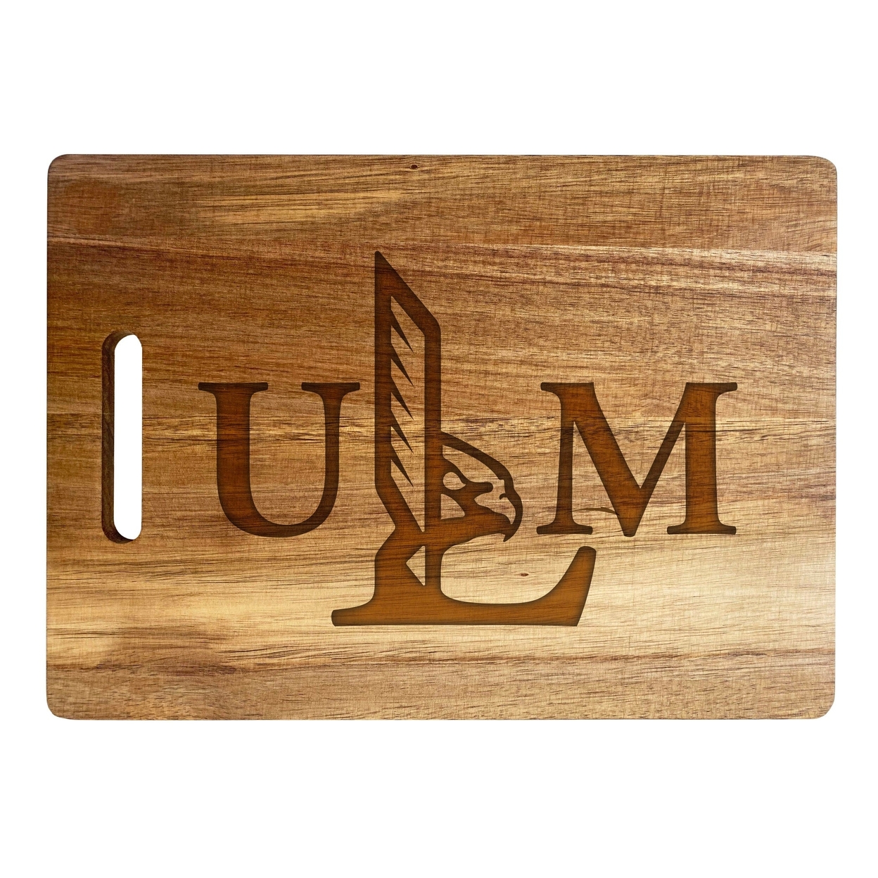 University Of Louisiana Monroe Engraved Wooden Cutting Board 10 X 14 Acacia Wood - Large Engraving
