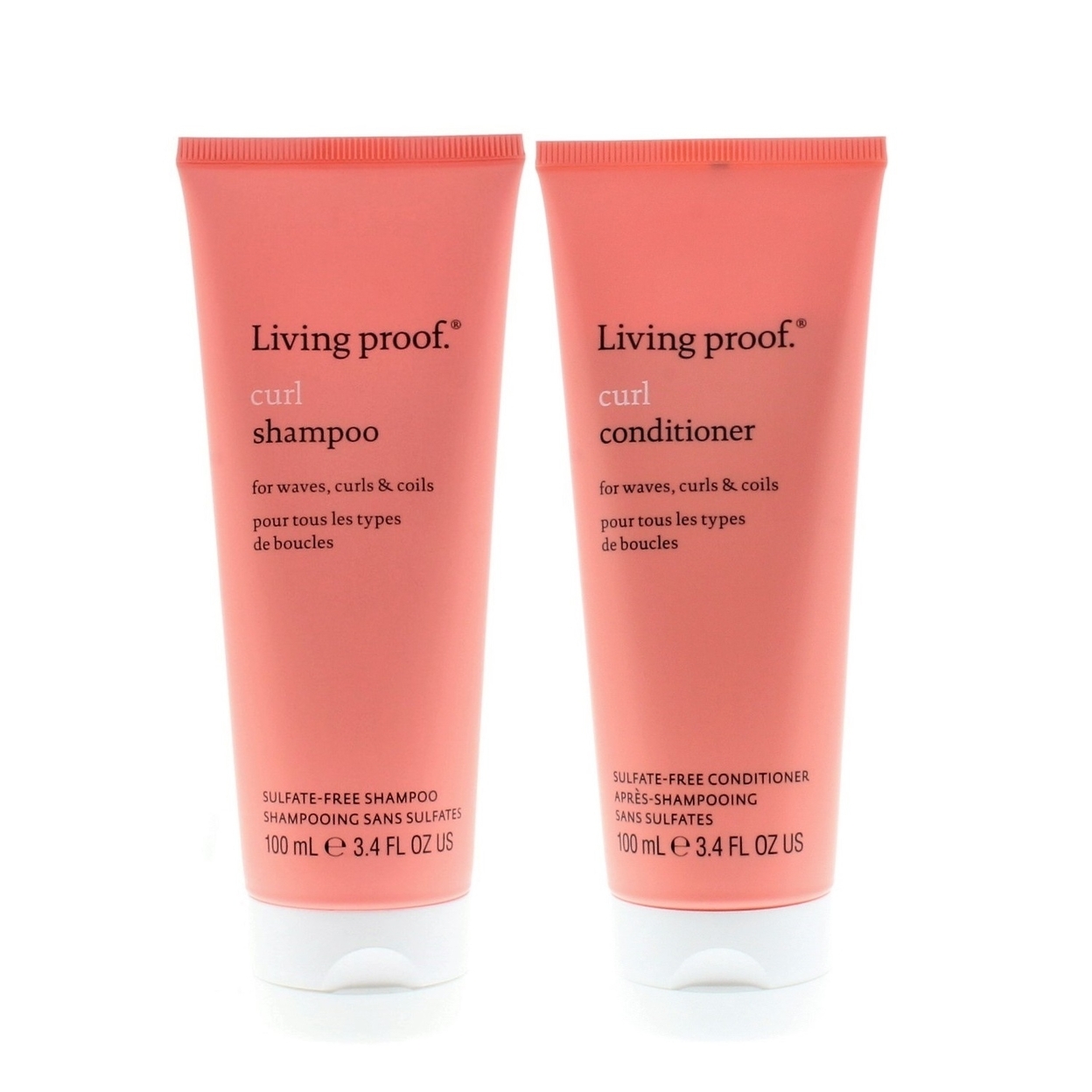 Living Proof Curl Shampoo And Conditioner 100ml/3.4oz Set