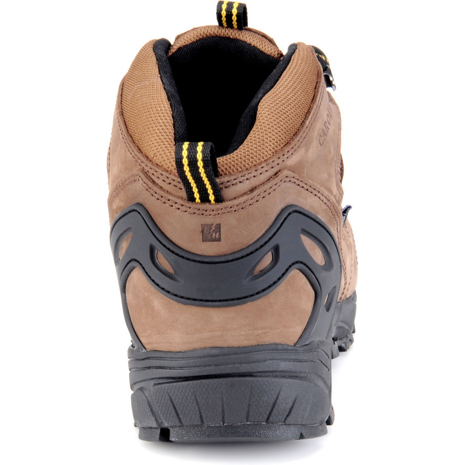 CAROLINA Men's 5 Quad Carbon Composite Toe Waterproof Hiker Work Boot Dark Brown - CA4525 BROWN - BROWN, 10.5-2E