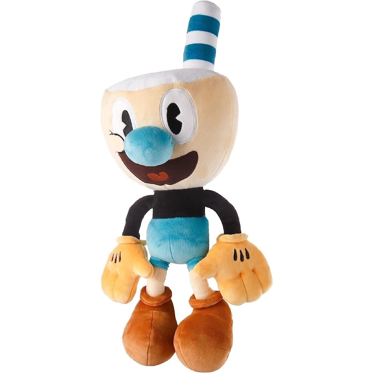 The Cuphead Show Mugman Plush Doll 15 Animated Series Character Soft Toy Mighty Mojo