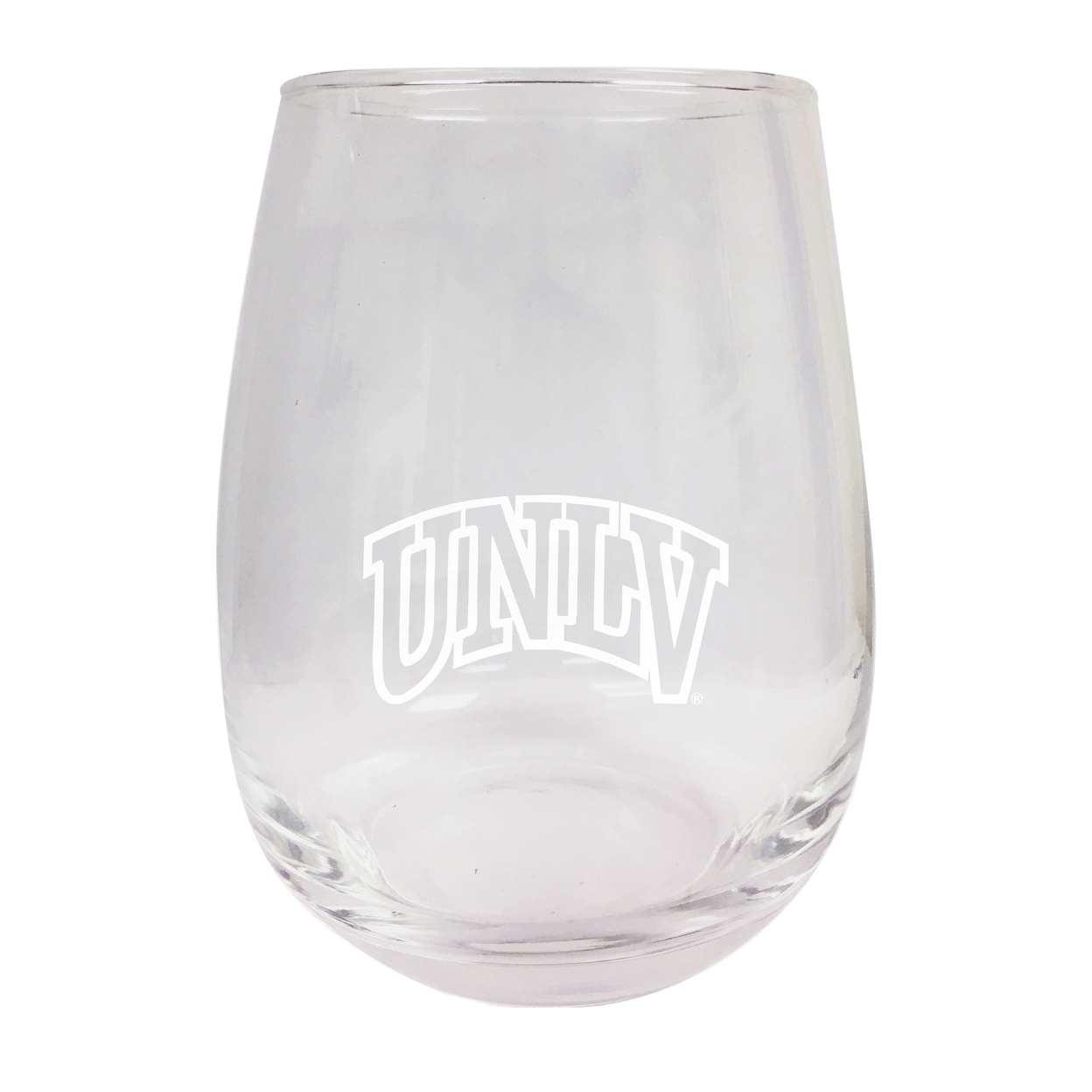 UNLV Rebels Etched Stemless Wine Glass
