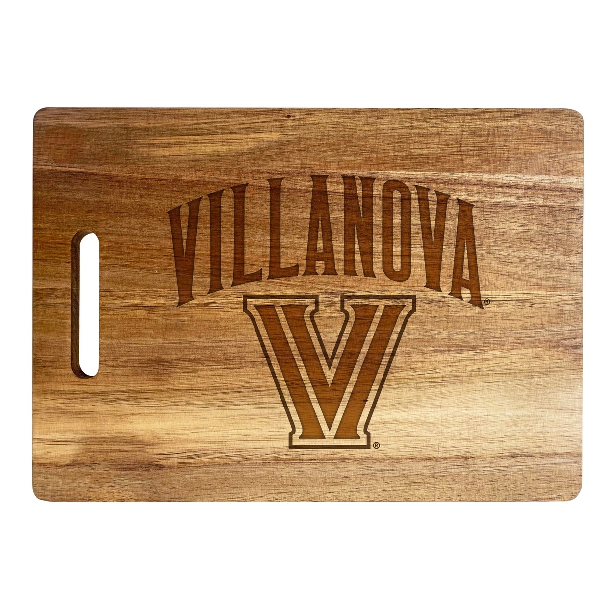 Villanova Wildcats Engraved Wooden Cutting Board 10 X 14 Acacia Wood - Large Engraving