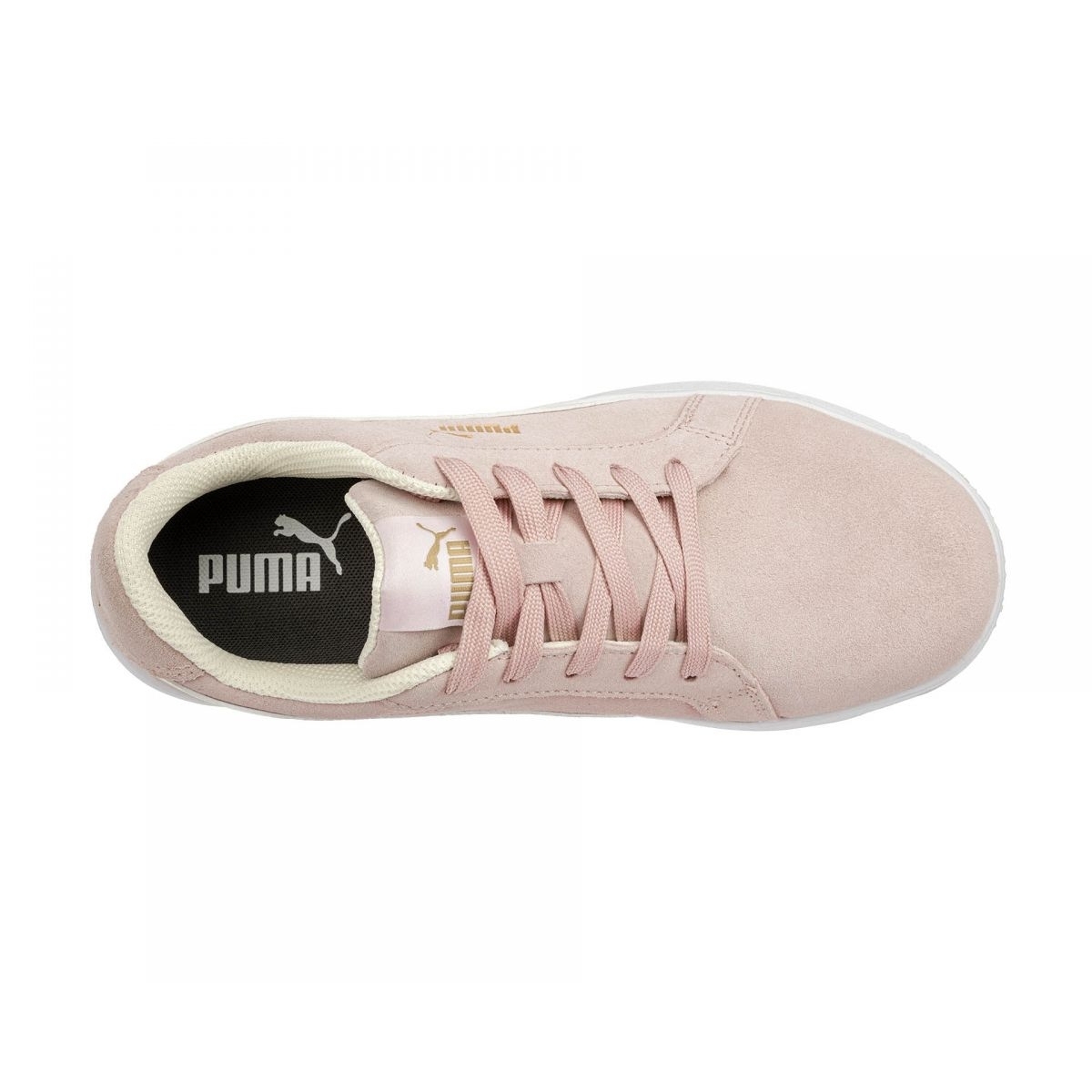 PUMA Safety Women's Iconic Low Composite Toe EH Work Shoes Pink Suede - 640145 PINK - PINK, 9