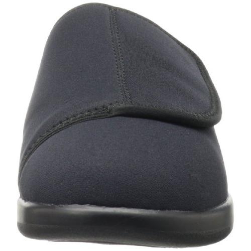 Propet Men's Cush N Foot Slip-On Shoe Black - M0202B BLACK - BLACK, 11.5 X-Wide