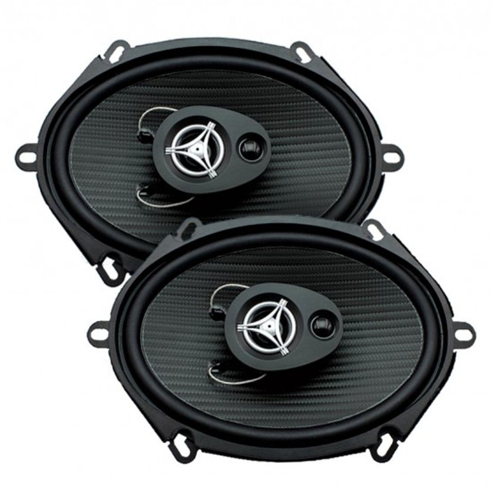 Power Acoustik EF-573 500 Watts 5 X 7 3-Way Coaxial Car Audio Speakers 5x7