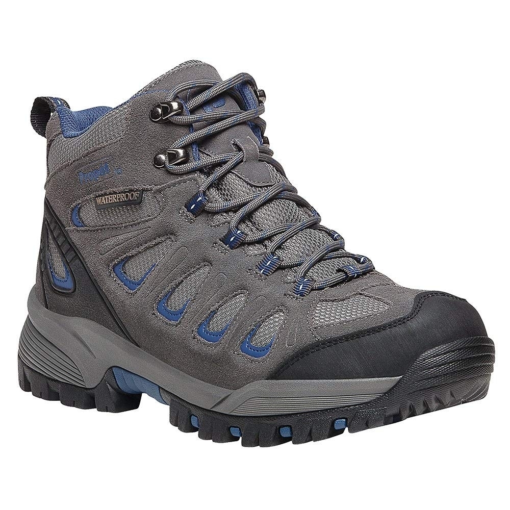 Propet Men's Ridge Walker Hiking Boot Grey/Blue - M3599GRB GREY/BLUE - GREY/BLUE, 10-2E
