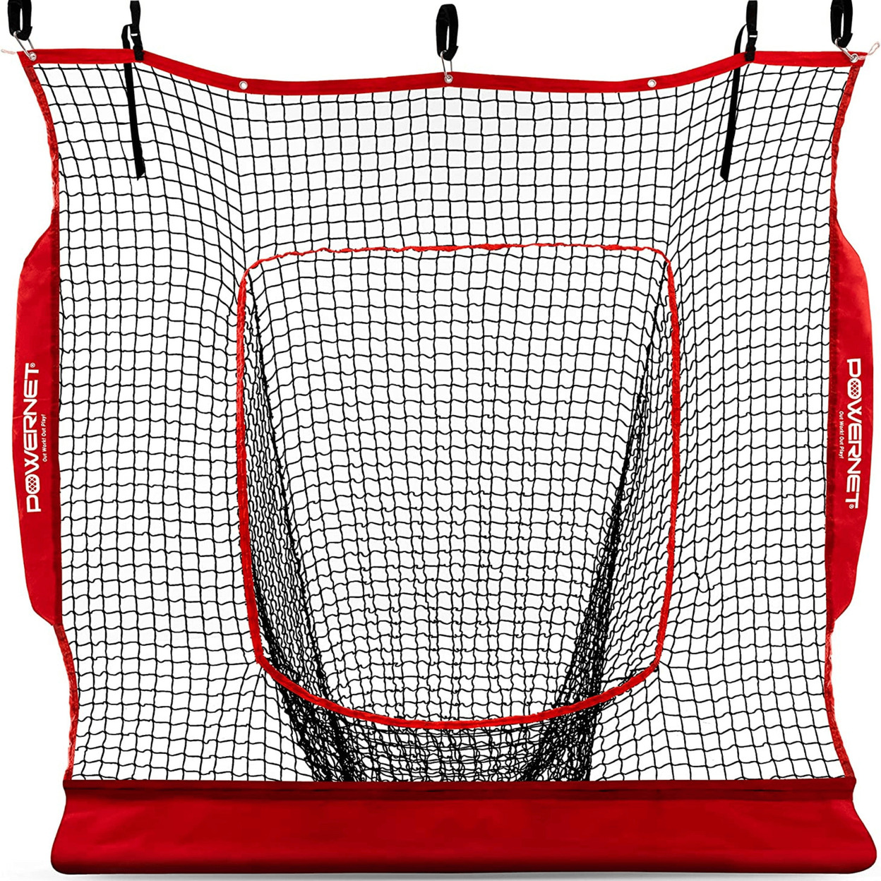 PowerNet Hanging Dual Practice Net 7x7 (Net Only)
