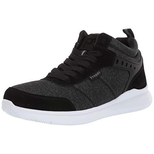 Propet Men's Viator Hi Sneaker All Black - MAA112MABL ALL BLACK - ALL BLACK, 9 X-Wide