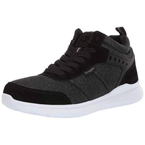 Propet Men's Viator Hi Sneaker All Black - MAA112MABL ALL BLACK - ALL BLACK, 9.5 XX-Wide