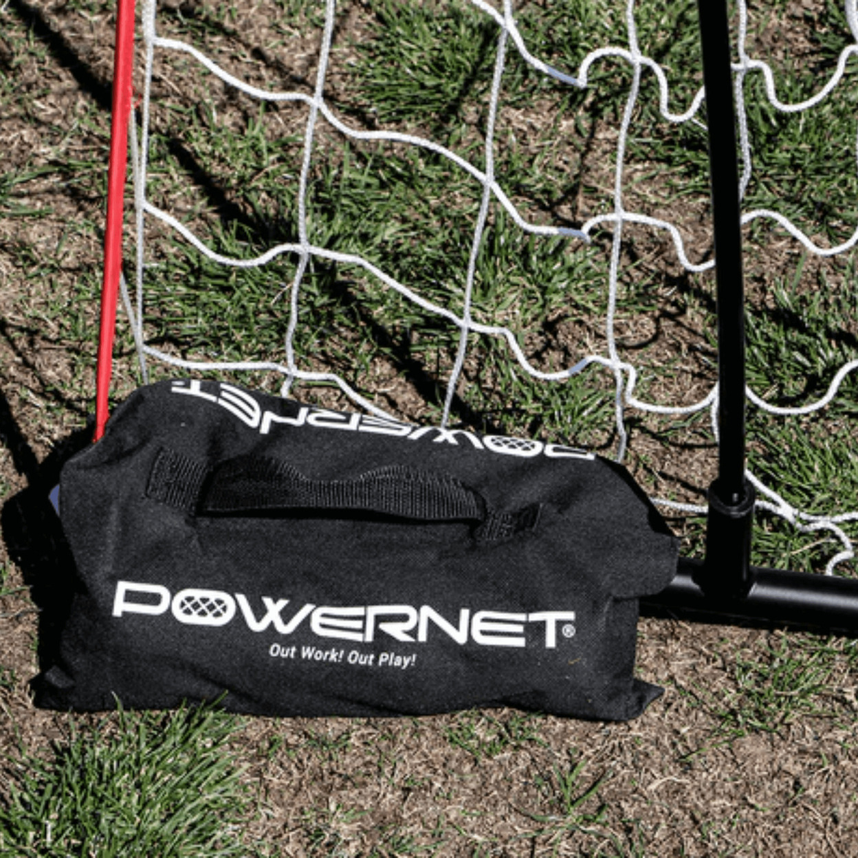 PowerNet 12x6 Ultra Light Weight Soccer Goal With Sandbags ()