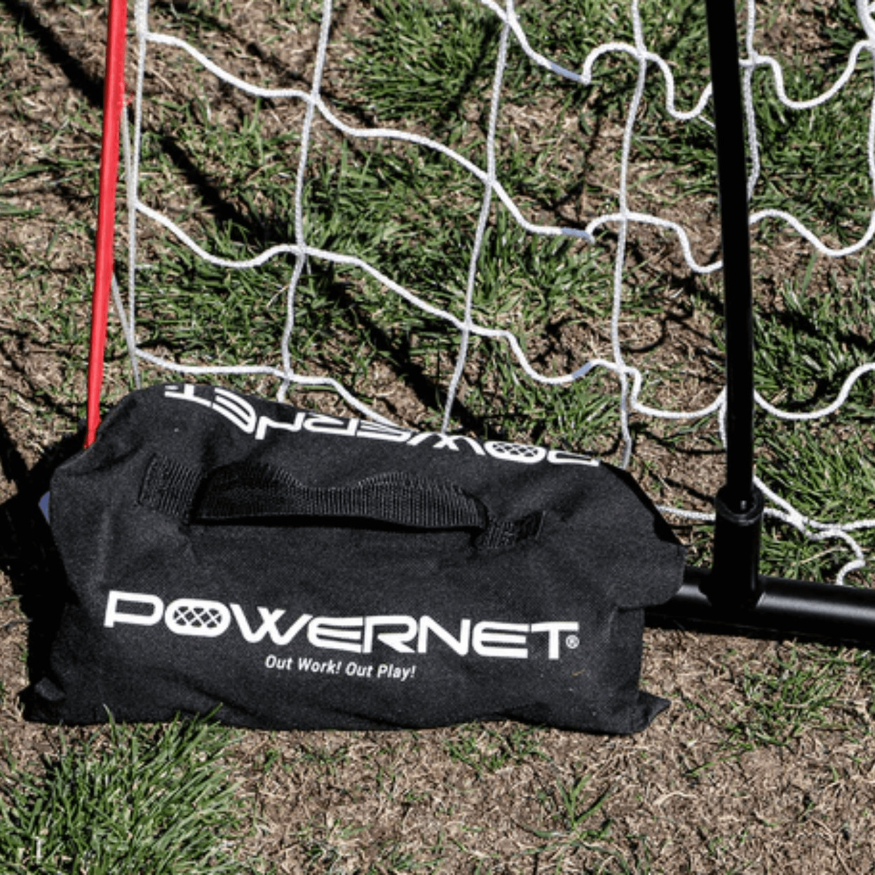 PowerNet 8x4 Ultra Light Weight Soccer Goal With Sandbags ()