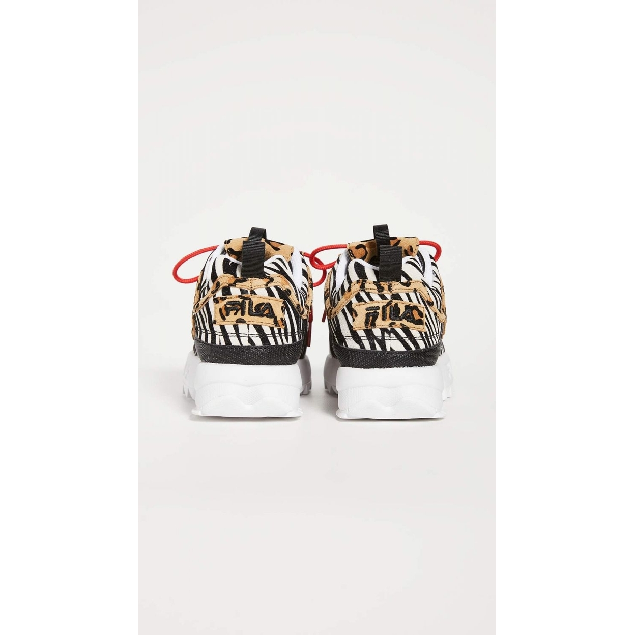 Fila Women's Disruptor Ii Leopard Sneaker 11 GARDENIA/BANANA/THYME - GARDENIA/BANANA/THYME, 10