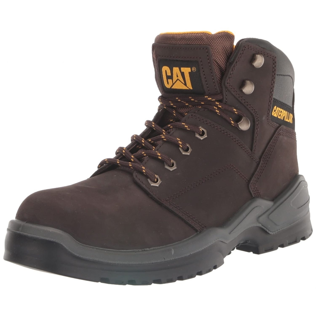 CAT Men's Striver Steel Toe Industrial Boot BROWN - BROWN, 9 Wide