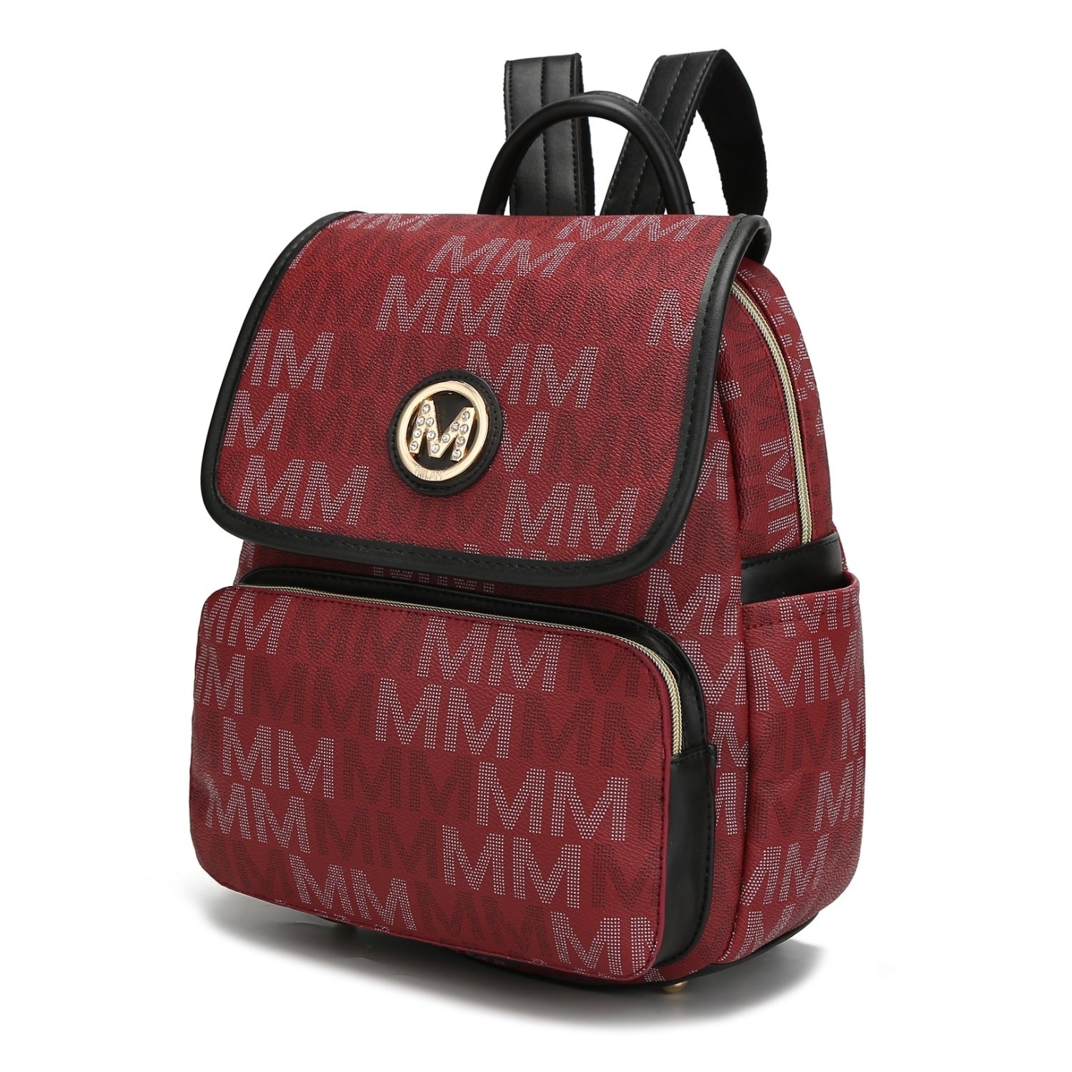 MKF Collection Drea Signature Backpack By Mia K. - Burgundy
