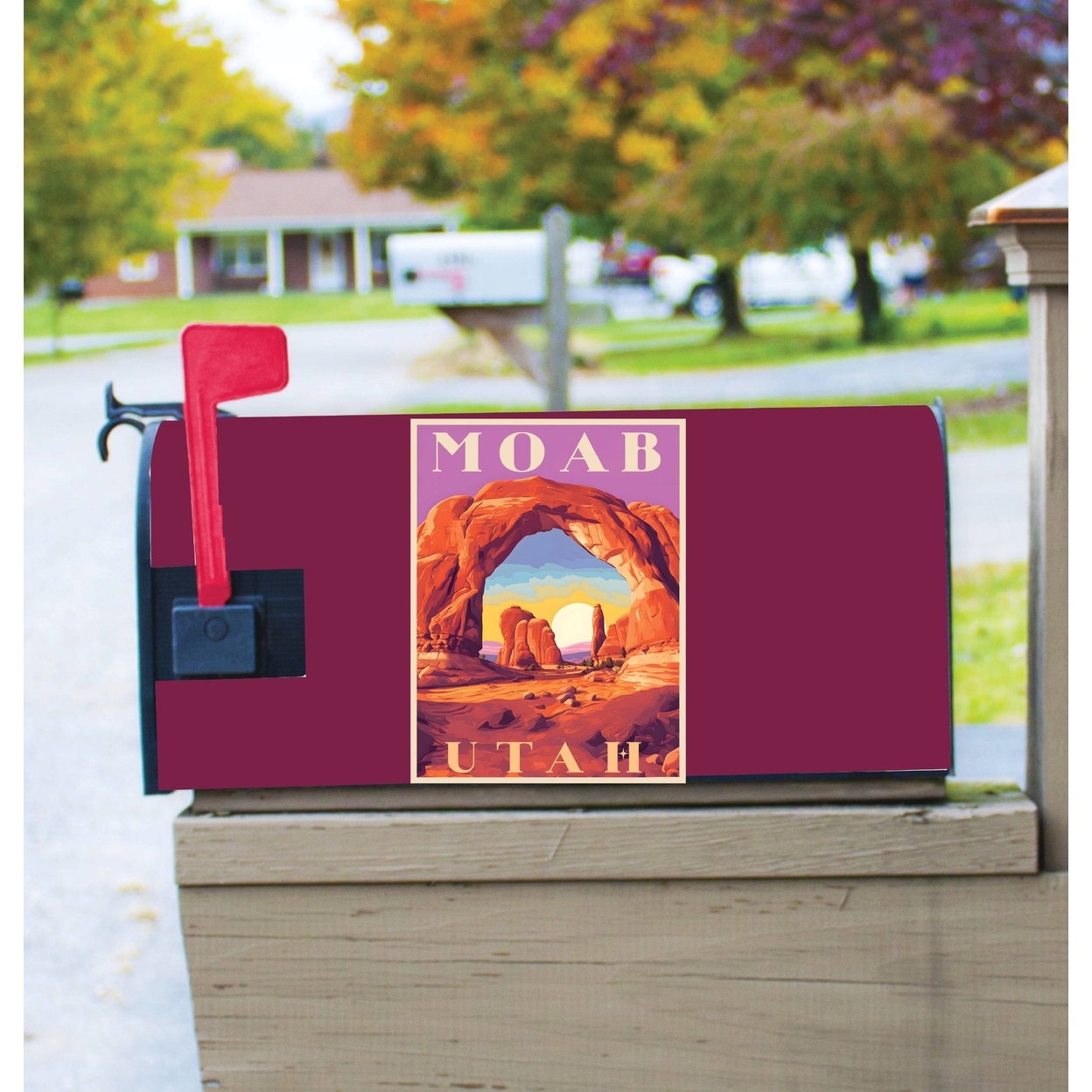 Moab Utah Design A Souvenir Magnetic Mailbox Cover