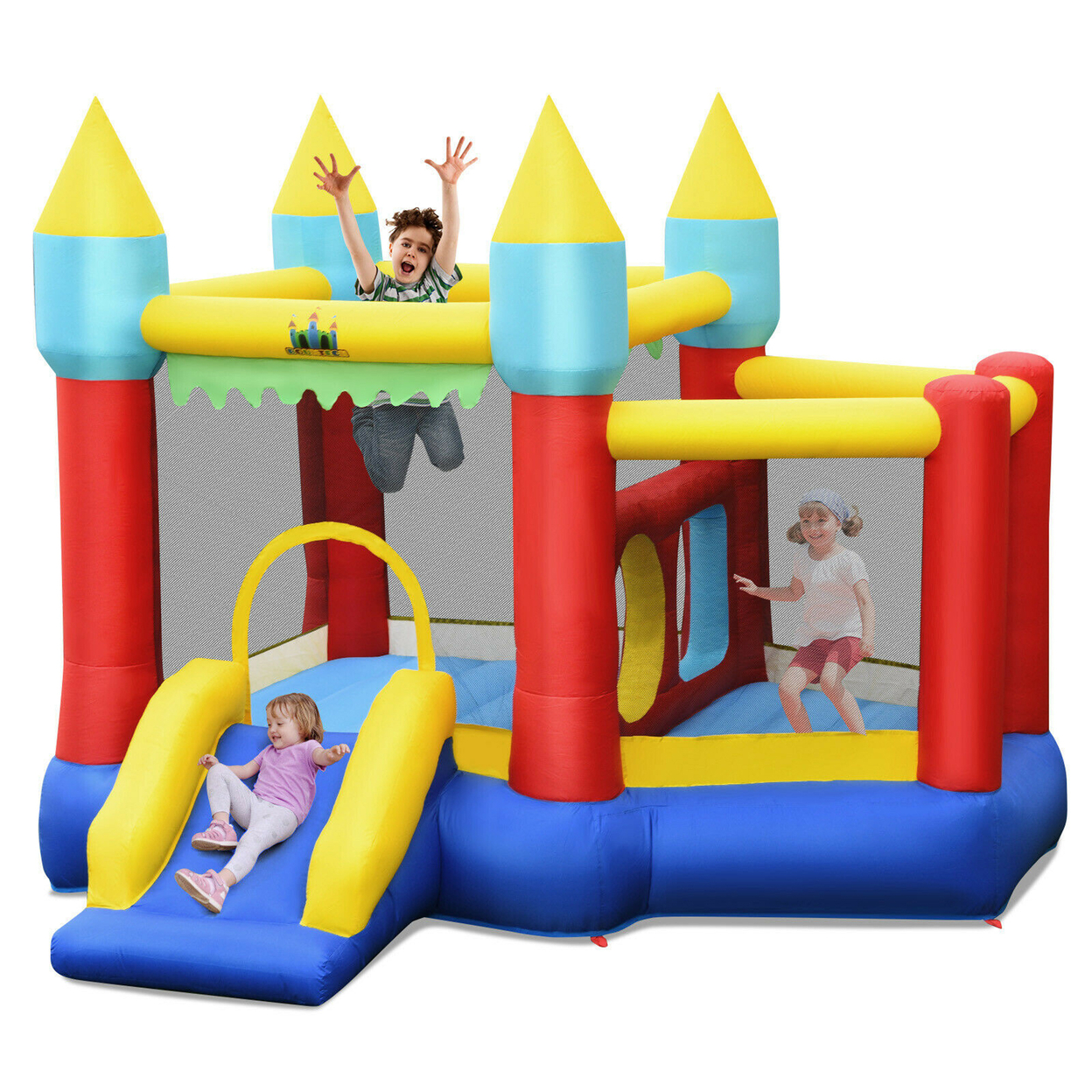 Inflatable Bounce House Slide Jumping Castle Ball Pit Tunnels Without Blower