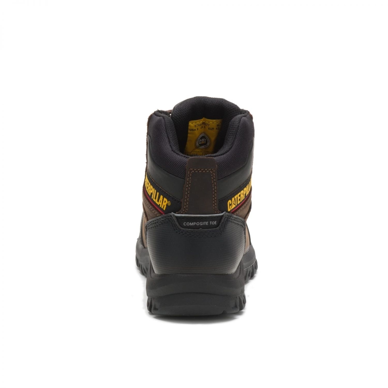 Cat Footwear Men's Resorption Composite Toe Waterproof Industrial Boot BLACK - BLACK, 12-M