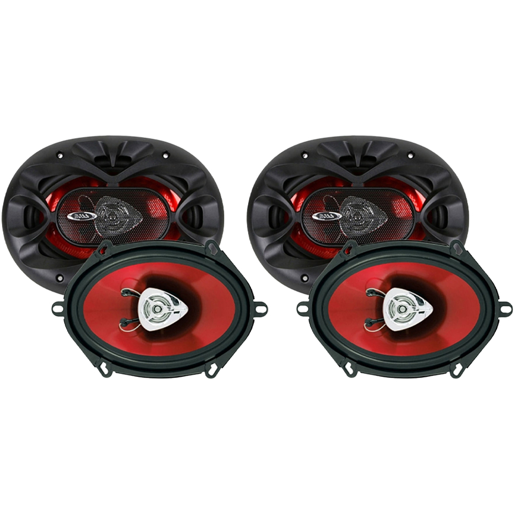 Pack Of (2) Boss CH5720 250W Chaos Series 5 X 7 / 6 X 8 2-Way Car Stereo Speakers