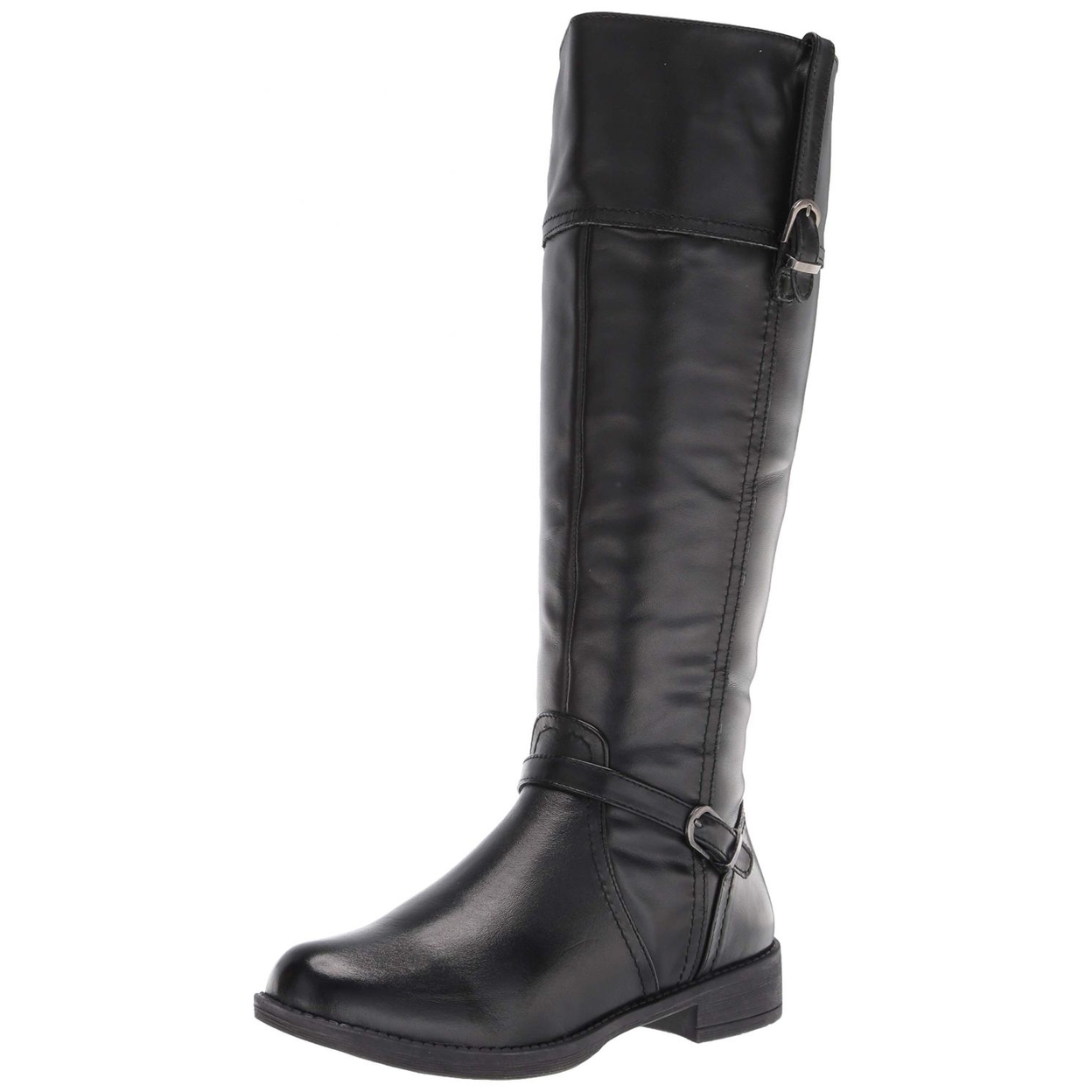 Propet Womens Tasha Zippered Casual Boots Knee High Low Heel 1-2 - Black BROWN - BROWN, 9.5 Wide