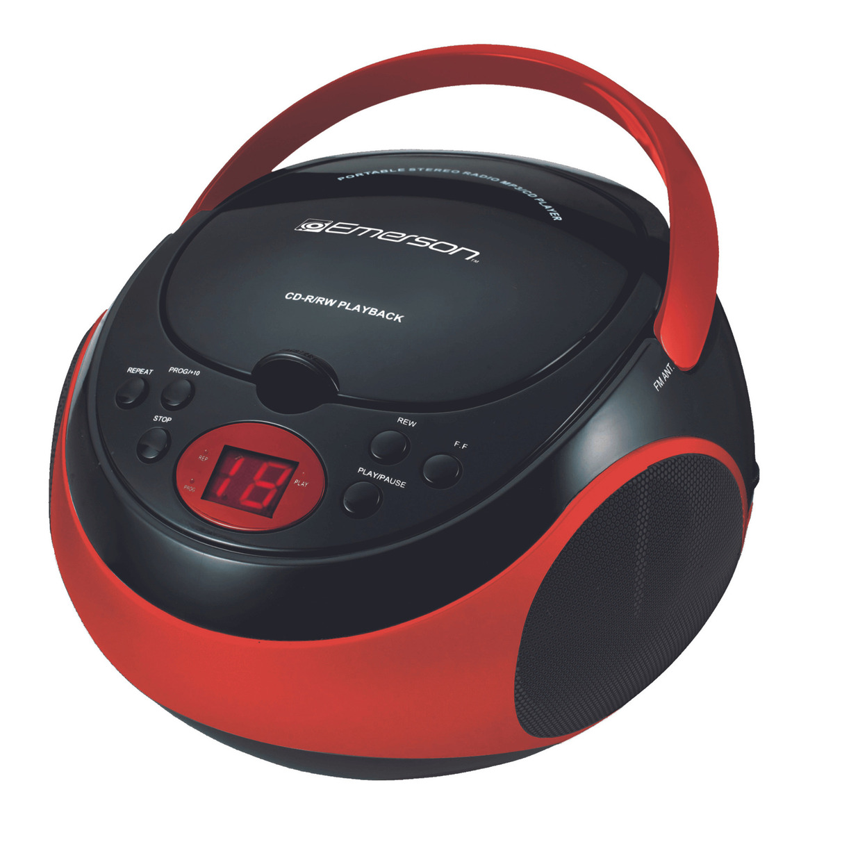 Emerson Portable CD Player / Radio - Red