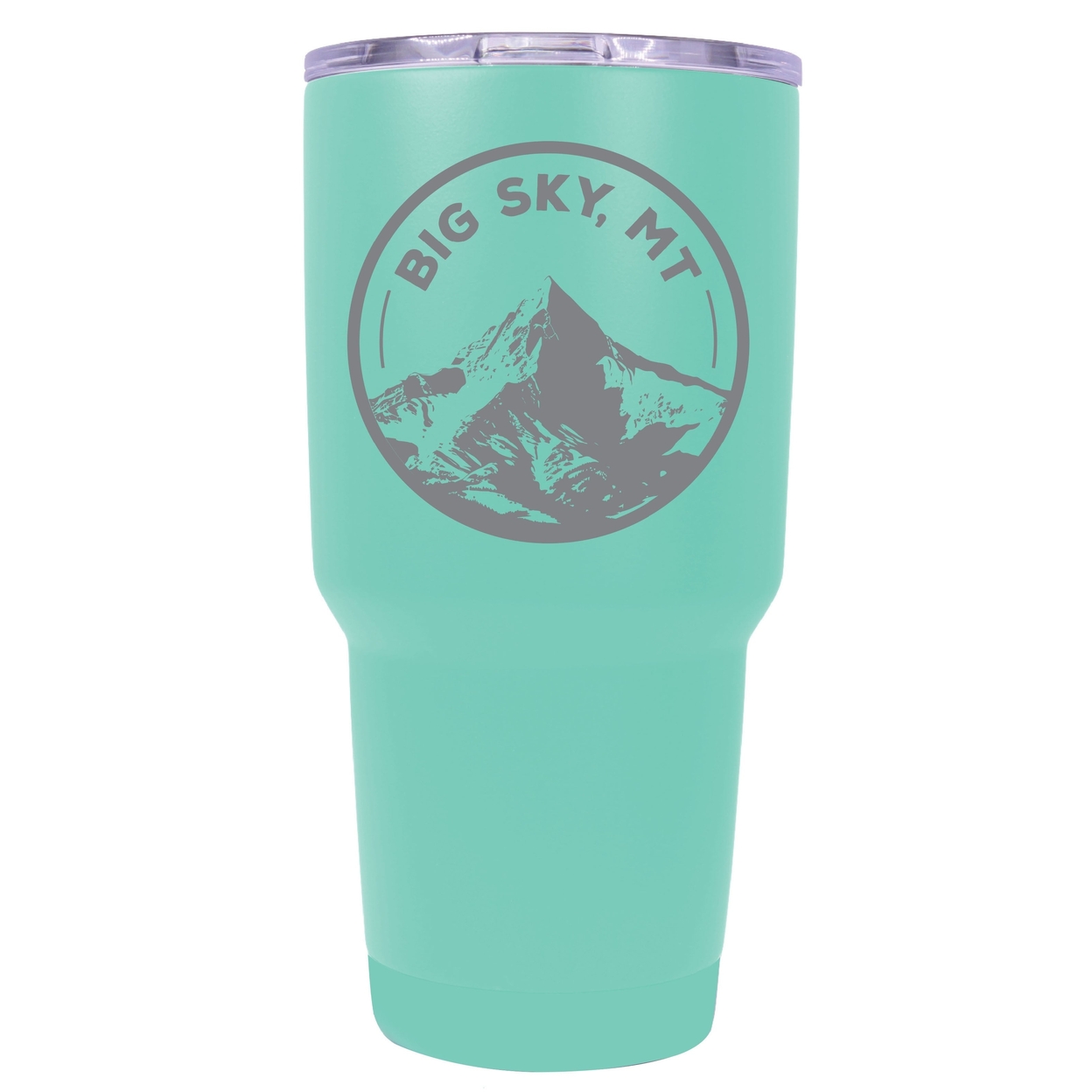 Big Sky Montana Souvenir 24 Oz Engraved Insulated Stainless Steel Tumbler - Red,,2-Pack