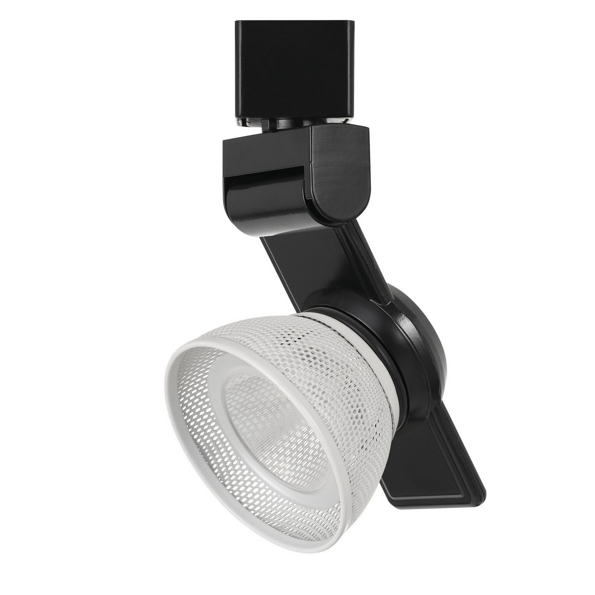 12W Integrated LED Metal Track Fixture With Mesh Head, Black, White