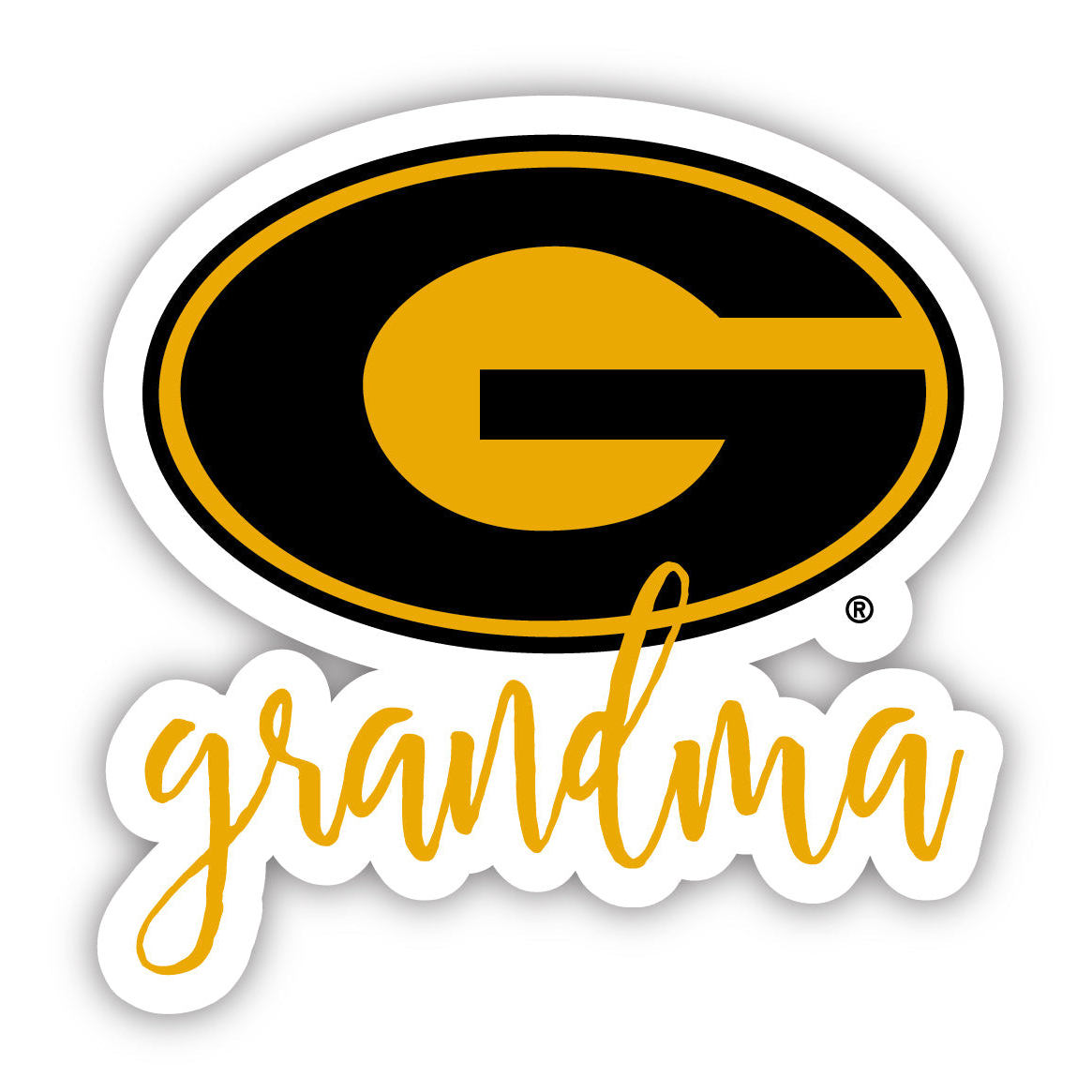 Grambling State Tigers 4 Inch Proud Grandma Magnet
