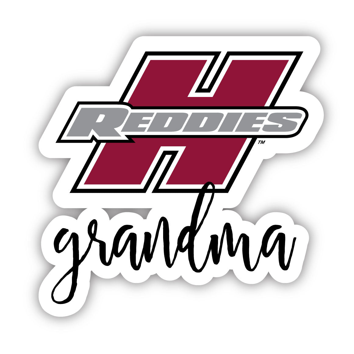 Henderson State Reddies 4 Inch Proud Grandma Magnet