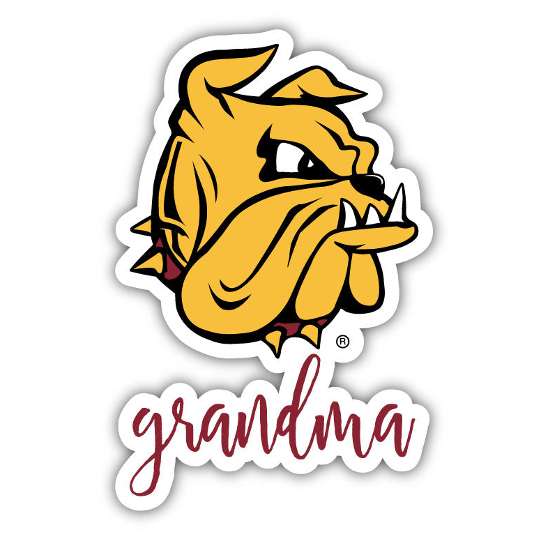 Minnesota Duluth Bulldogs 4 Inch Proud Grandma Magnet