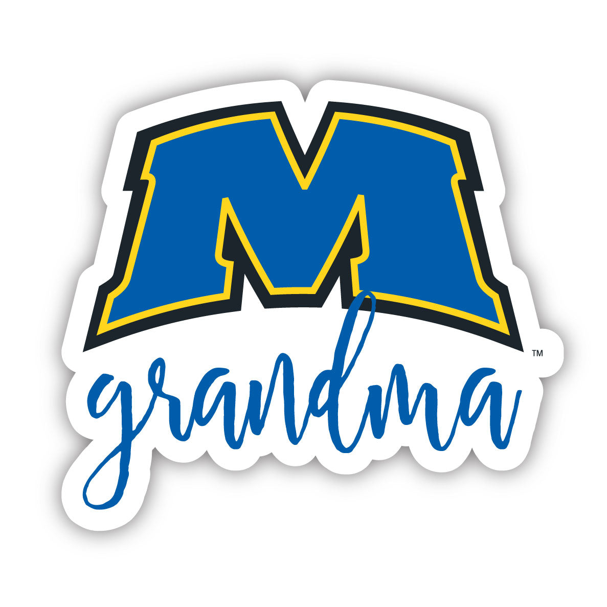 Morehead State University 4 Inch Proud Grandma Magnet
