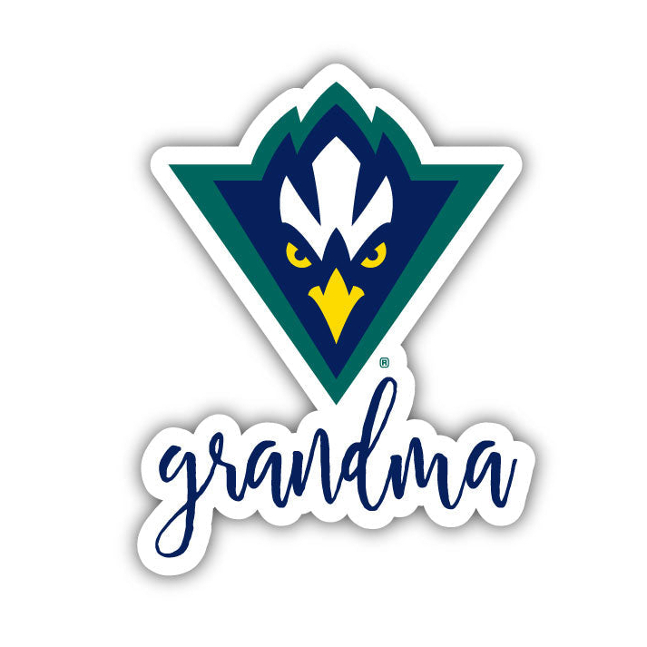 North Carolina Wilmington Seahawks 4 Inch Proud Grandma Magnet