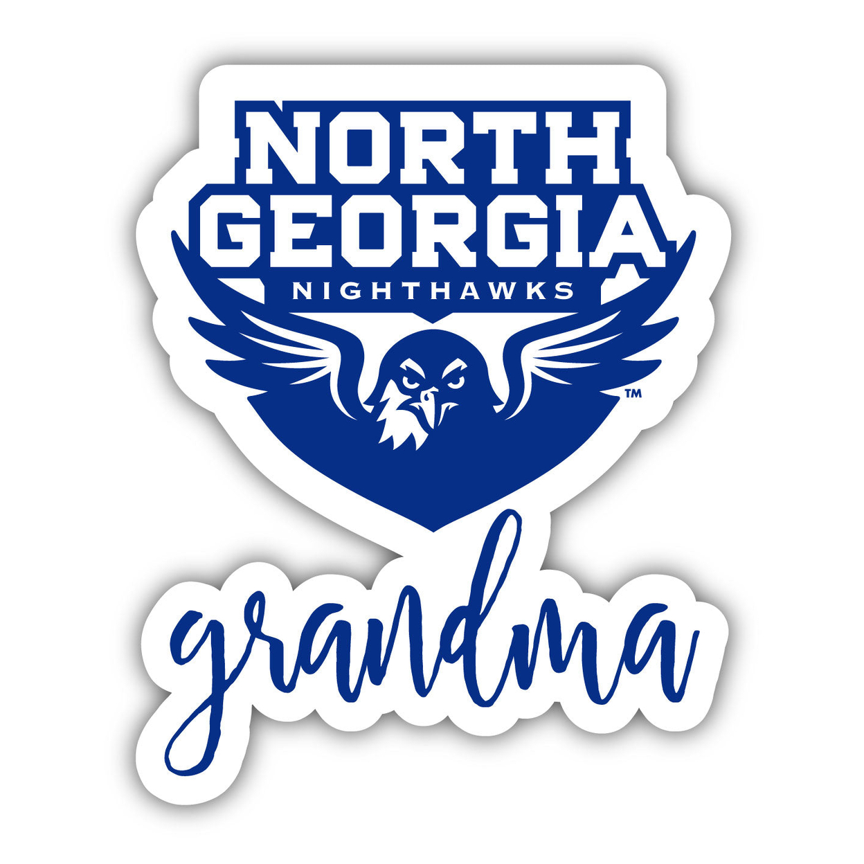 North Georgia Nighhawks 4 Inch Proud Grandma Magnet