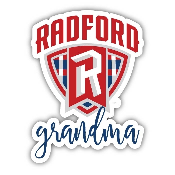 Radford University Highlanders 4 Inch Proud Grandma Magnet