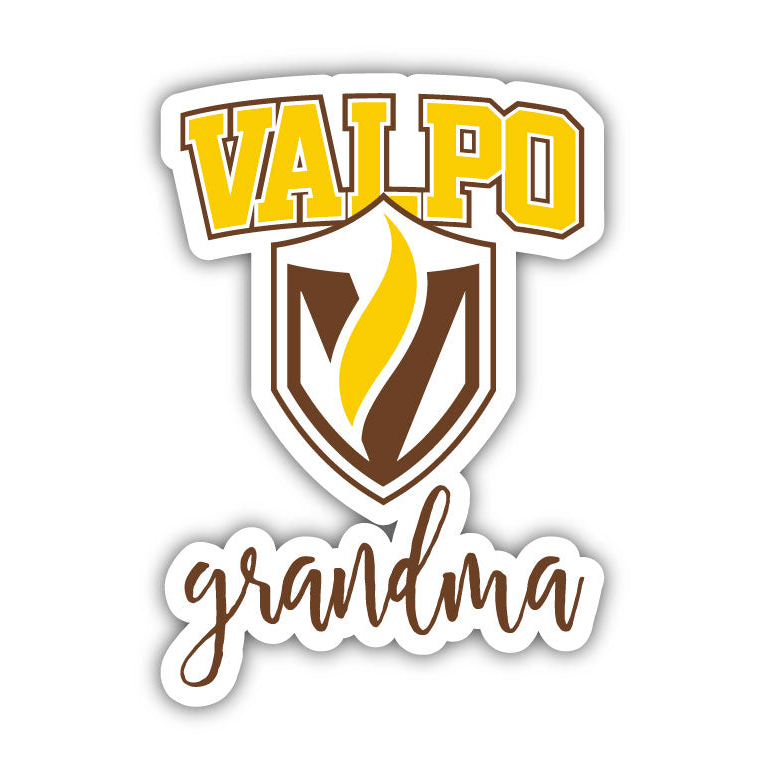 Valparaiso University 4 Inch Proud Grandma Magnet