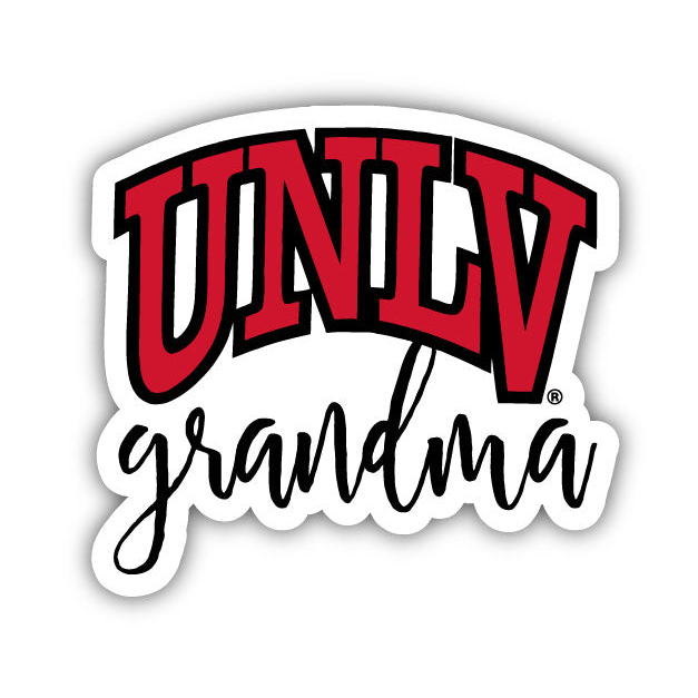 UNLV Rebels 4 Inch Proud Grandma Magnet