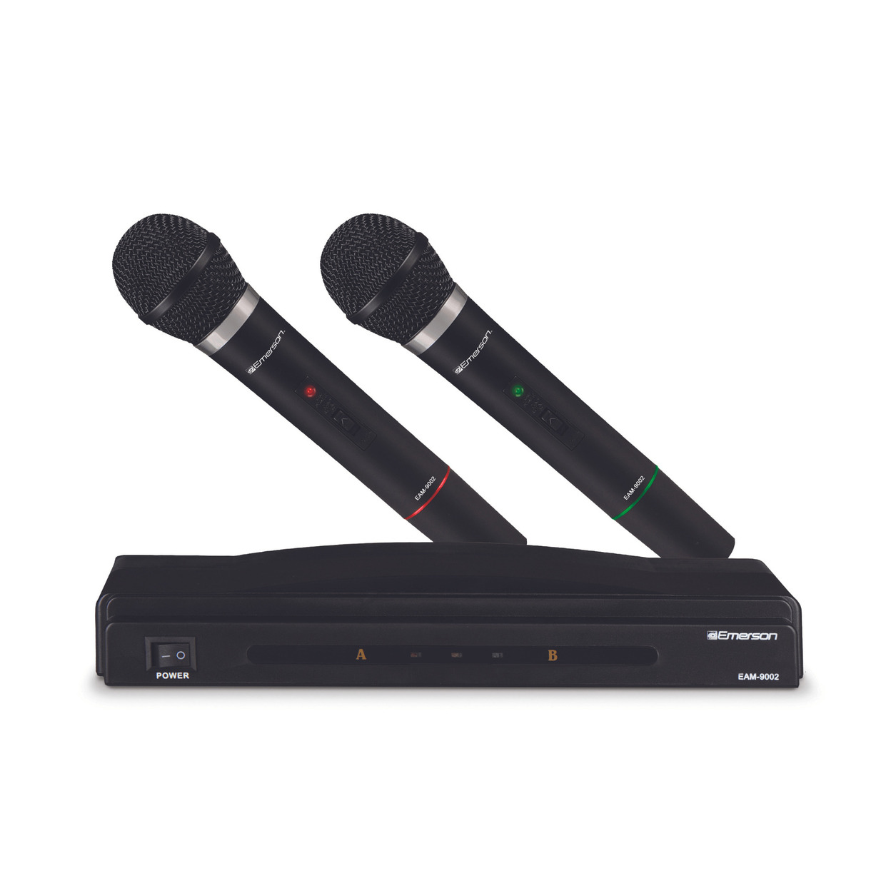 Emerson Professional Dual Microphone Kit With Wireless Transmitter