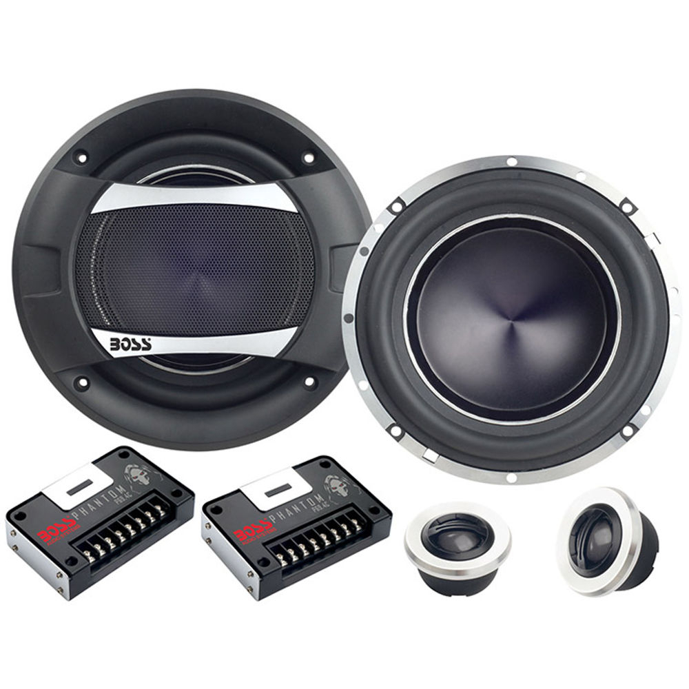 BOSS 6.5 2-Way Diecast Phantom Series Component Speaker System , PC65.2C