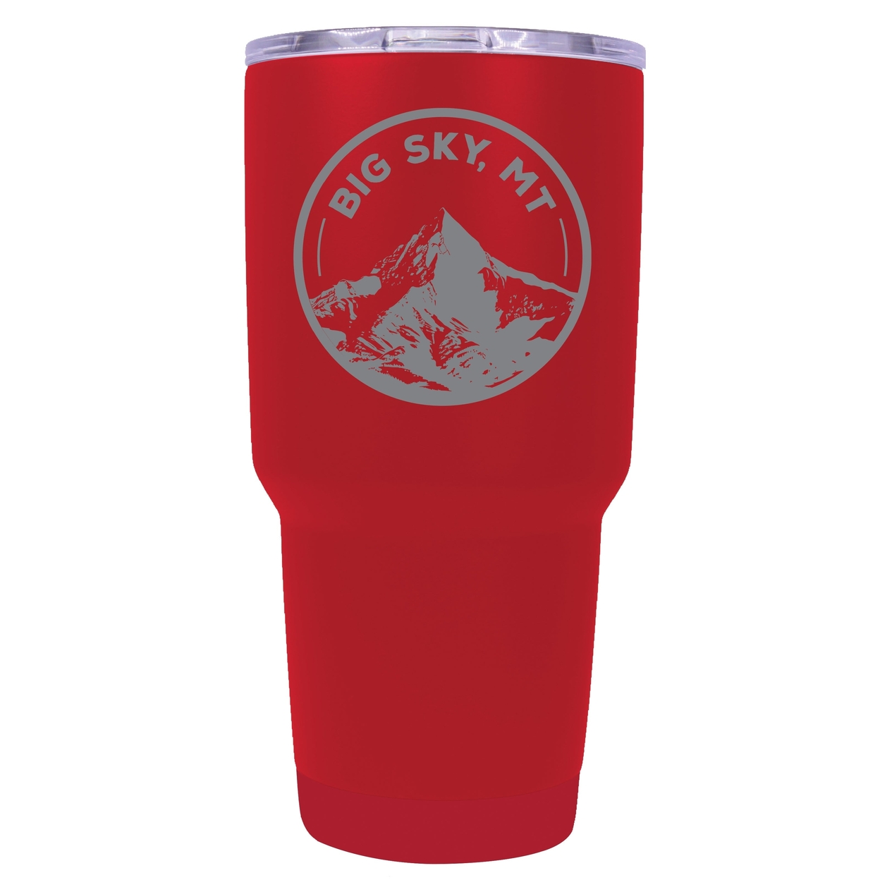 Big Sky Montana Souvenir 24 Oz Engraved Insulated Stainless Steel Tumbler - Coral,,2-Pack