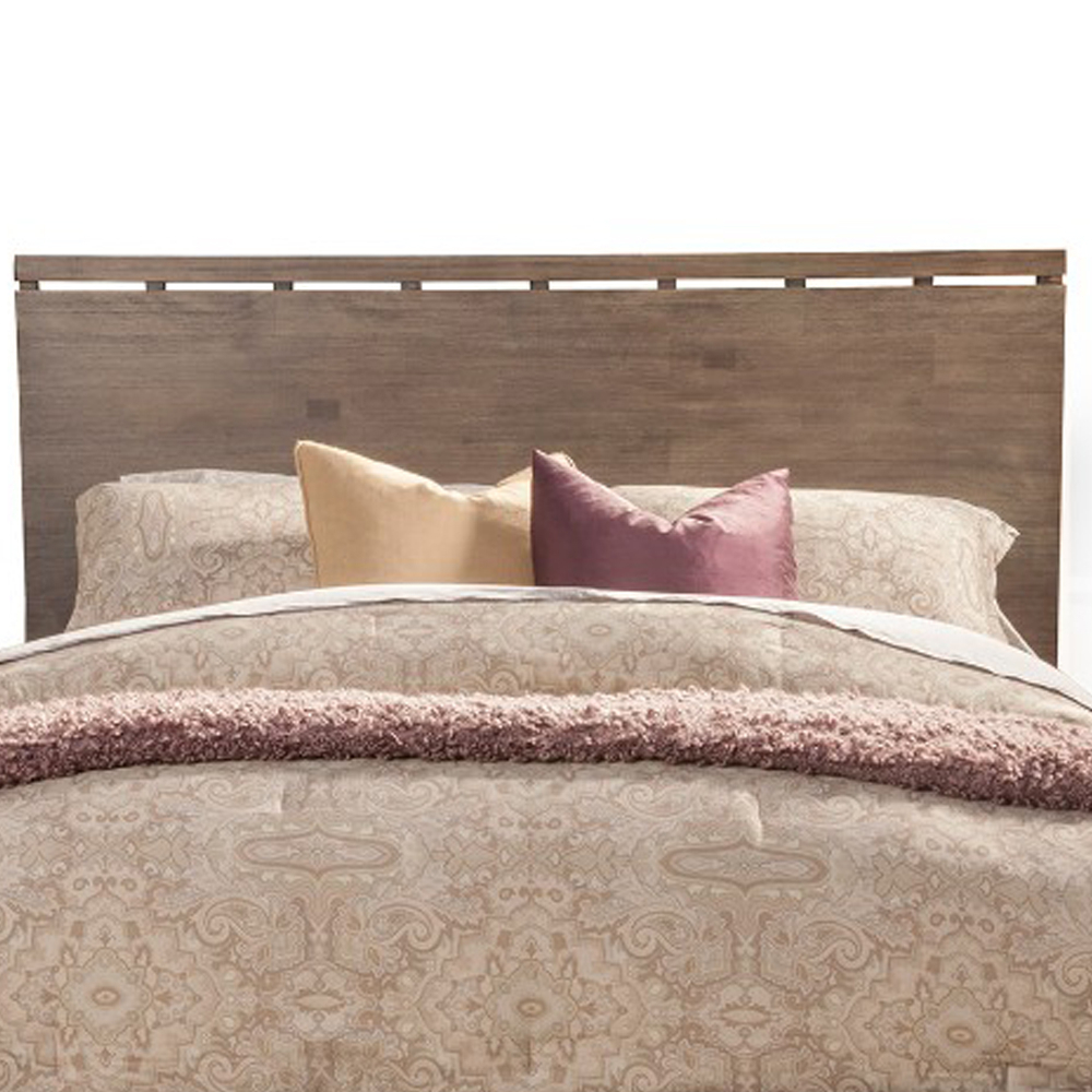 California King Size Panel Bed In Mahogany Wood, Brown- Saltoro Sherpi