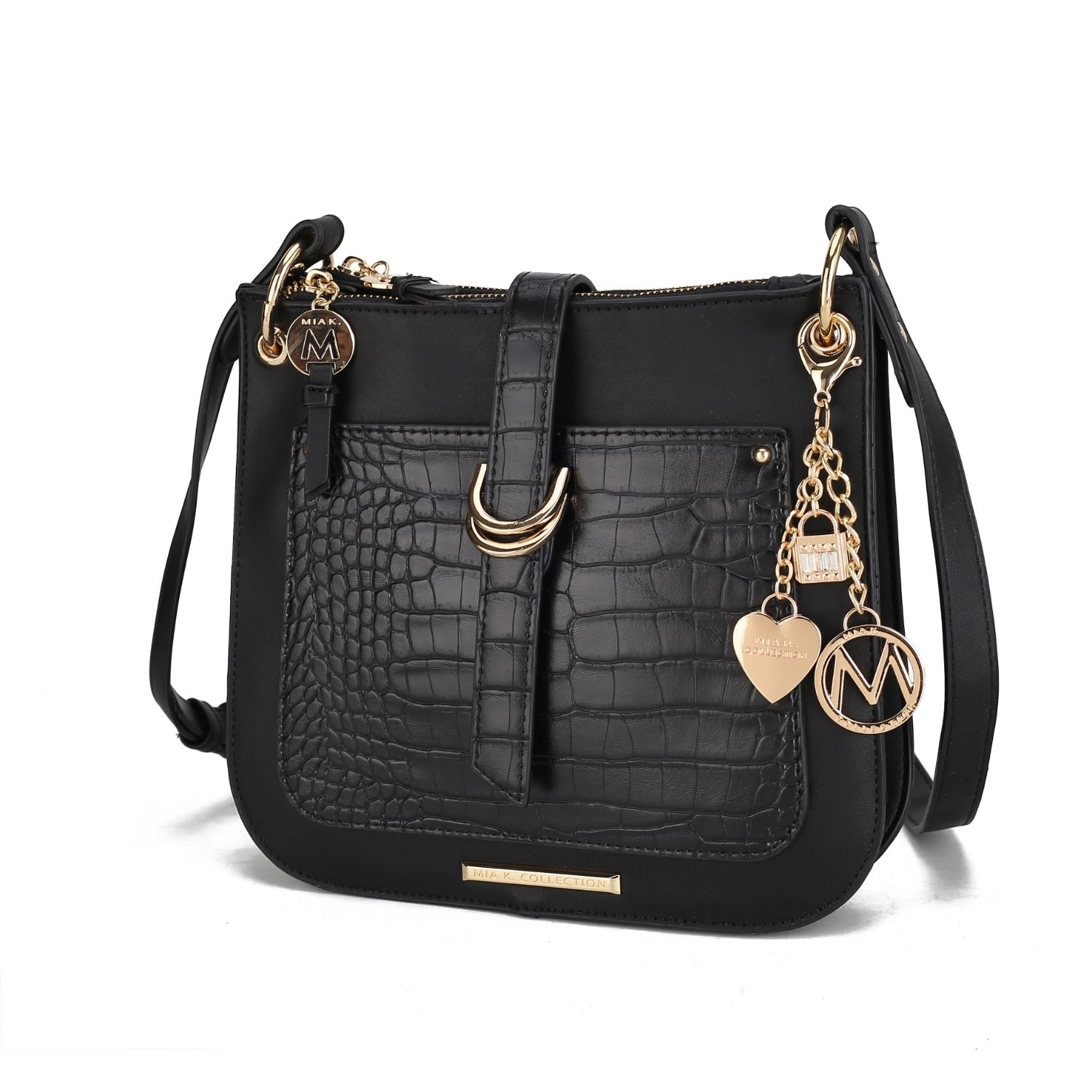 MKF Collection Kiltienne Crossbody Handbag By Mia K. - Cognac