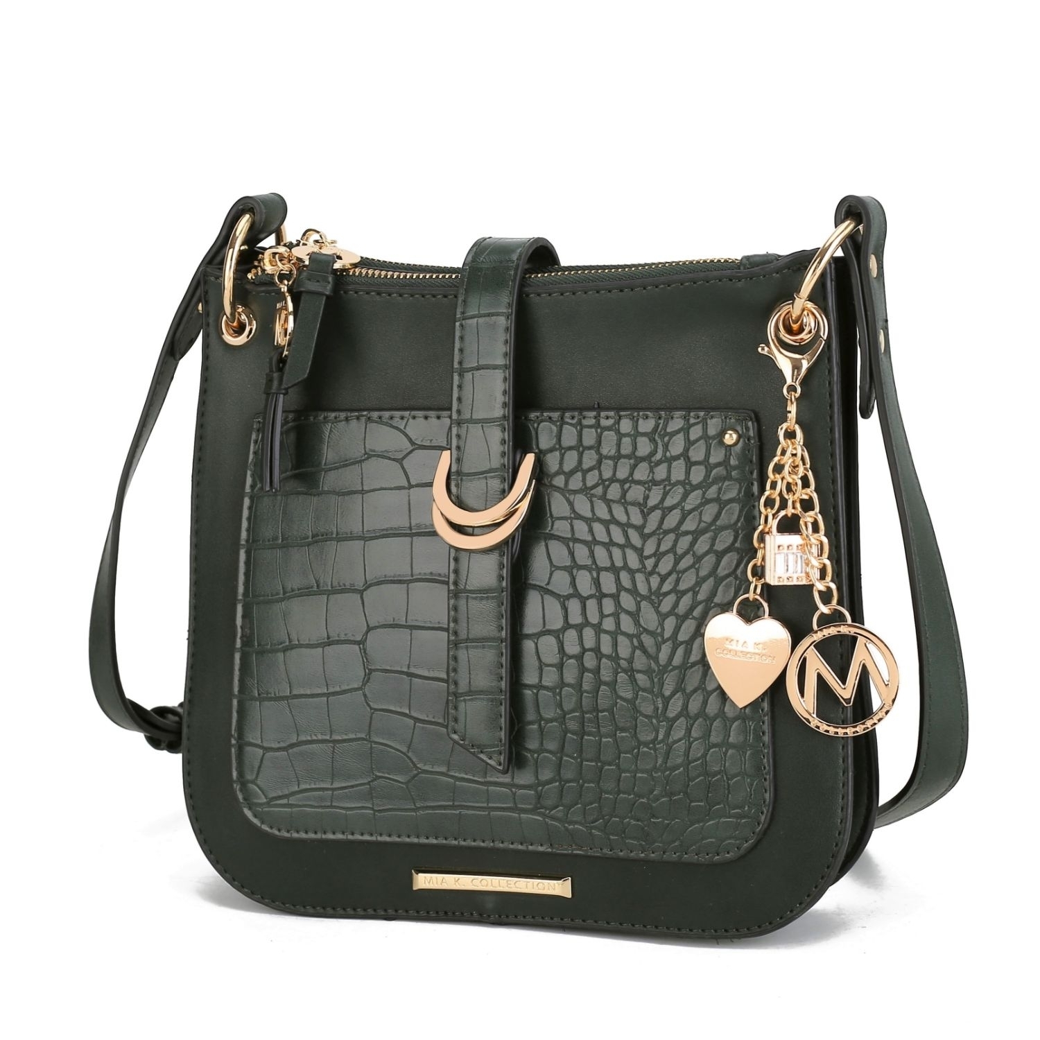 MKF Collection Kiltienne Crossbody Handbag By Mia K. - Forest Green