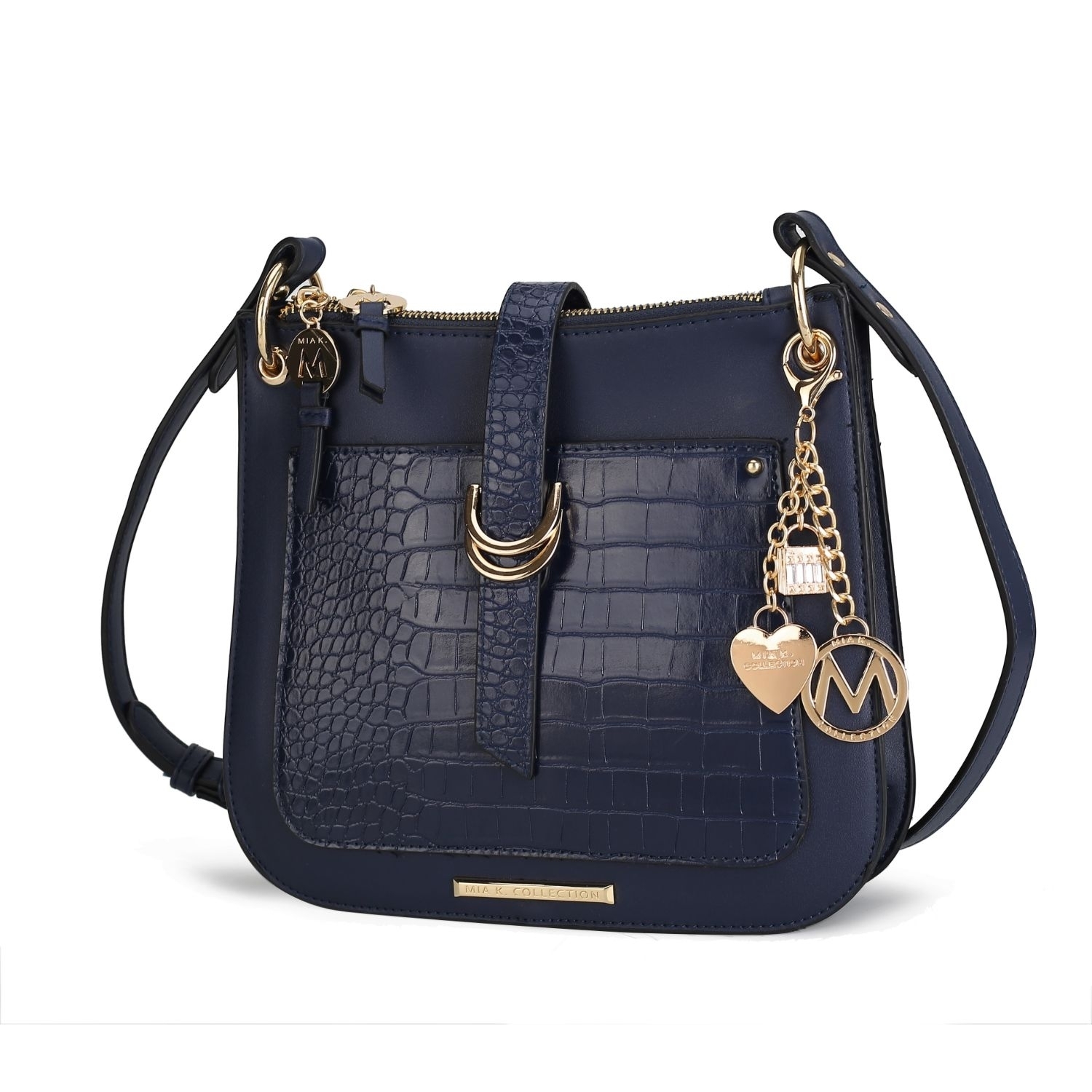 MKF Collection Kiltienne Crossbody Handbag By Mia K. - Navy